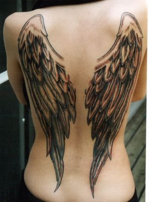 Angel Wings Images Back Tattoo